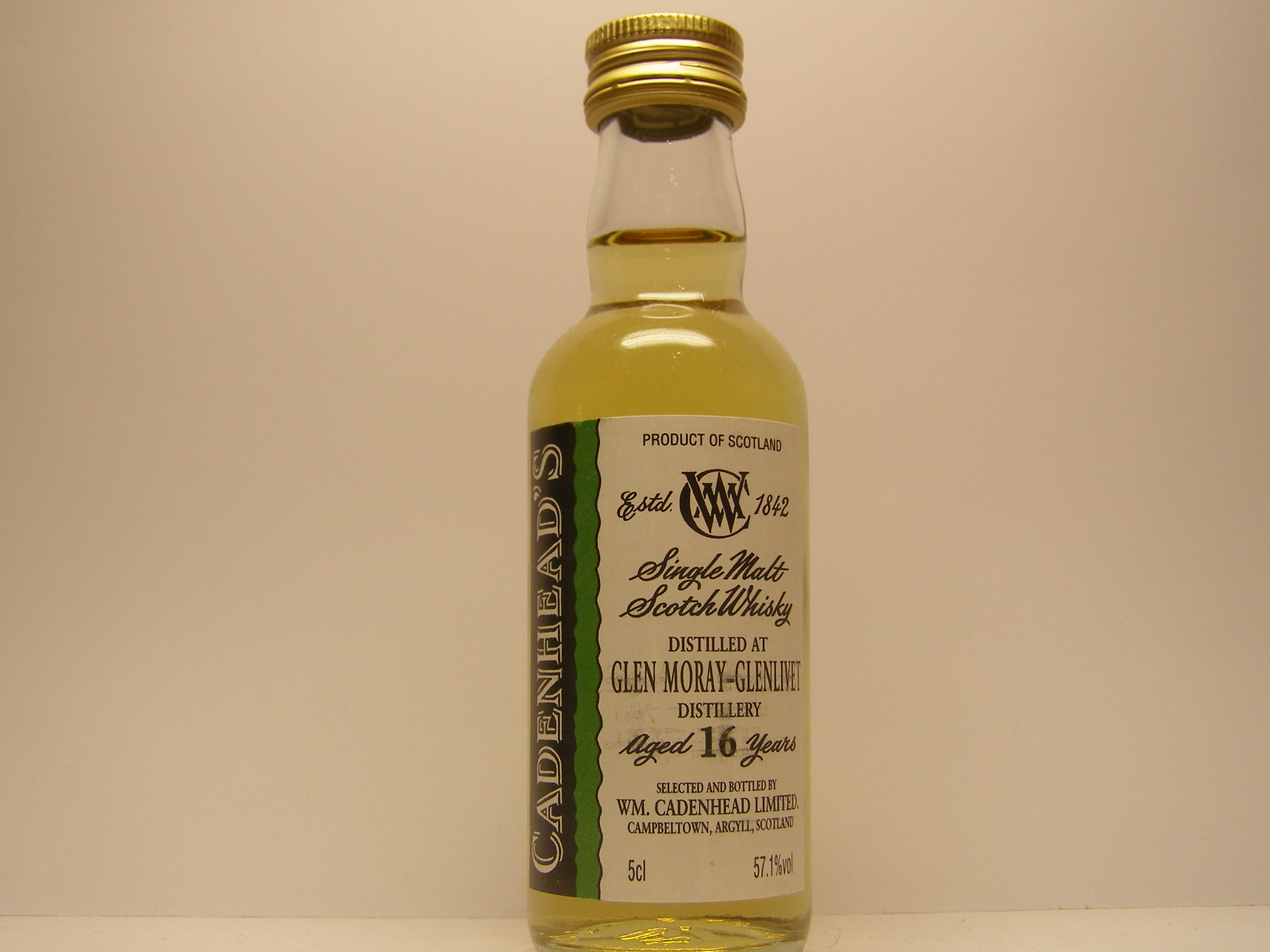 SMSW 16yo "Cadenhead´s" 5cl 57,1%vol